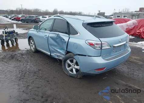 2010 Lexus Rx 350 z USA, uszkodzony, nr VIN 2T2BK1BA5AC023601